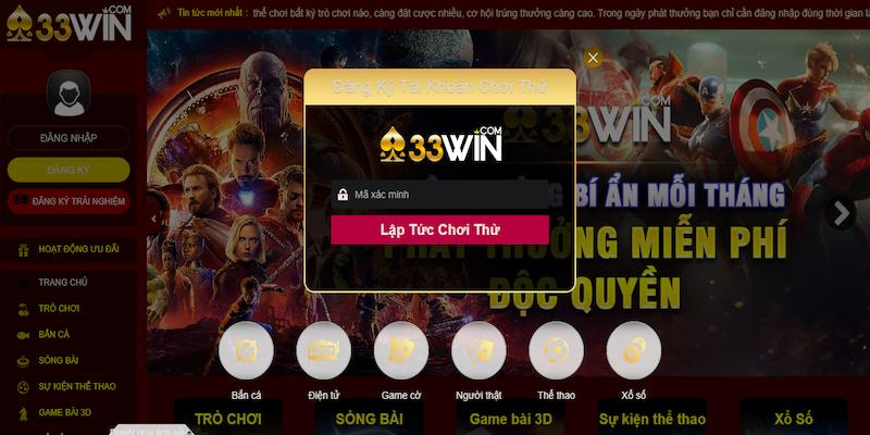 Giới thiệu 33win với giao diện chất lượng cao