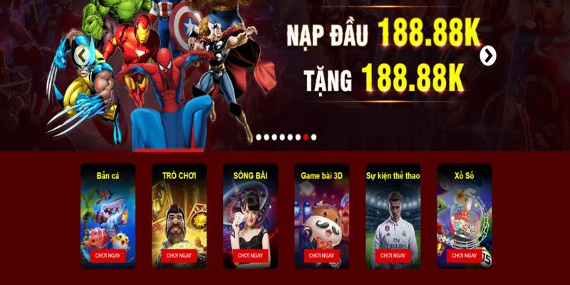 Game 33win phong phú đa dạng phù hợp với mọi người chơi